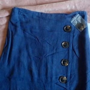 FASHION ON EARTH SMALL BLUE SKIRT